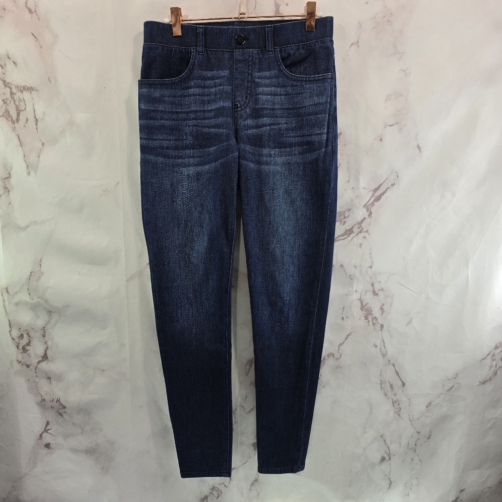 Betabrand Jeans Womens Small Reg Crop Skinny High Rise 4 Pocket Lightweight Vtg